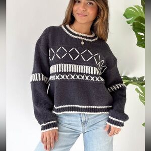 Lane 201 Grey bandit Rylan sweater